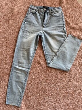 Banana Republic High-Rise Skinny Jeans - Light Blue